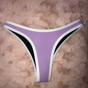 lilac over the hip bikini bottoms